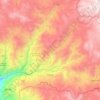 Mapa topográfico Tumbaden, altitud, relieve