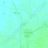 Mapa topográfico Chicxulub Pueblo, altitud, relieve