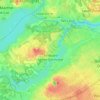 Mapa topográfico L'Île-Bizard–Sainte-Geneviève, altitud, relieve