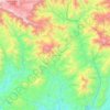 Mapa topográfico Tlacoachistlahuaca, altitud, relieve