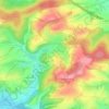 Mapa topográfico Tairnbach, altitud, relieve