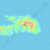 Mapa topográfico Yela, altitud, relieve