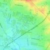 Mapa topográfico Yennora, altitud, relieve