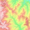 Mapa topográfico Chontalí, altitud, relieve