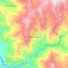 Mapa topográfico Macaravita, altitud, relieve