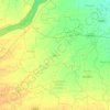 Mapa topográfico Karpi, altitud, relieve