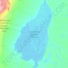 Mapa topográfico Lake Frome, altitud, relieve