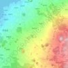 Mapa topográfico Bongseong-ri, altitud, relieve