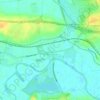 Mapa topográfico Swarkestone CP, altitud, relieve