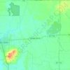 Mapa topográfico Xã Thạnh Bình, altitud, relieve