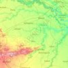 Mapa topográfico Bhind, altitud, relieve