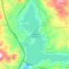 Mapa topográfico Jordanelle Reservoir, altitud, relieve