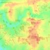 Mapa topográfico Little Cressingham, altitud, relieve
