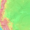 Mapa topográfico Loreto, altitud, relieve