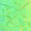 Mapa topográfico Isselburg, altitud, relieve