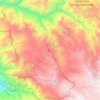 Mapa topográfico Refugio de Vida Silvestre Bosques Nublados de Udima, altitud, relieve