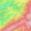 Mapa topográfico Sart, altitud, relieve