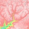 Mapa topográfico Puyca, altitud, relieve