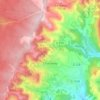 Mapa topográfico Chasselay, altitud, relieve