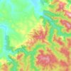 Mapa topográfico Budgeree, altitud, relieve