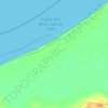 Mapa topográfico Eighty mile beach, altitud, relieve