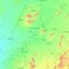 Mapa topográfico Jalore, altitud, relieve