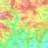 Mapa topográfico 89561, altitud, relieve