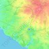 Mapa topográfico 85180, altitud, relieve