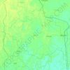 Mapa topográfico Hathua, altitud, relieve
