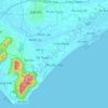 Mapa topográfico Phước Hải, altitud, relieve