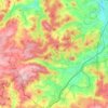 Mapa topográfico 36119, altitud, relieve