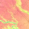 Mapa topográfico Bindki, altitud, relieve