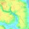 Mapa topográfico Newbourne, altitud, relieve