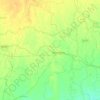Mapa topográfico Banmankhi, altitud, relieve