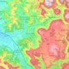 Mapa topográfico 73072, altitud, relieve
