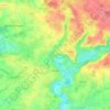 Mapa topográfico Avessé, altitud, relieve