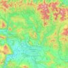 Mapa topográfico Ibarrak / Valles, altitud, relieve
