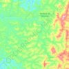 Mapa topográfico Santana do Tabuleiro, altitud, relieve