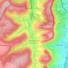 Mapa topográfico Volmerange-les-Mines, altitud, relieve
