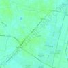 Mapa topográfico Xã Mỹ Hạnh, altitud, relieve