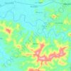 Mapa topográfico Đèo Gia, altitud, relieve