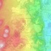 Mapa topográfico Chanat-la-Mouteyre, altitud, relieve