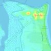 Mapa topográfico Shoal Point, altitud, relieve