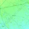 Mapa topográfico Dhaulana, altitud, relieve