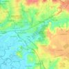 Mapa topográfico Phường Phước Tân, altitud, relieve