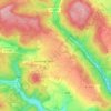 Mapa topográfico 71144, altitud, relieve
