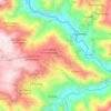 Mapa topográfico Saurama, altitud, relieve