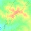 Mapa topográfico Baruka, altitud, relieve