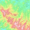 Mapa topográfico Coyuca de Catalán, altitud, relieve