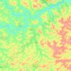 Mapa topográfico Lamim, altitud, relieve